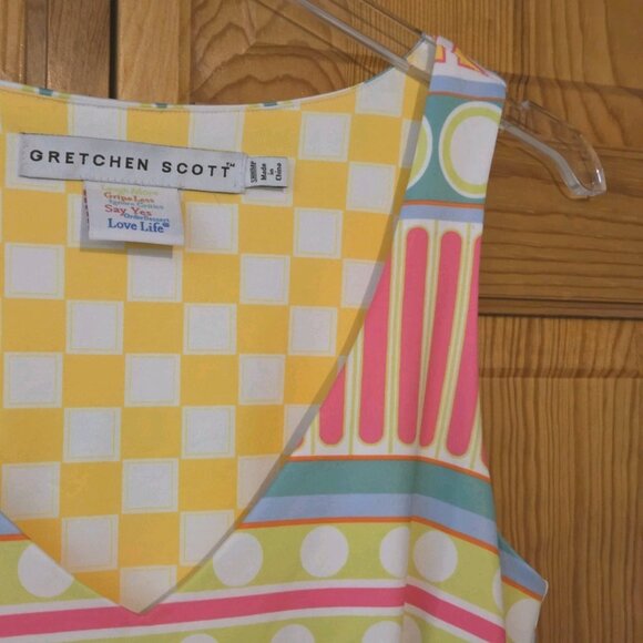 Gretchen Scott Dress Size XXS Sleeveless Hot Pink Date Night Wrinkle Resistant - Picture 4 of 15